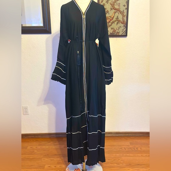 Abaya Kaftan Maxi Dress Size M/L. Length 60 - Picture 1 of 4